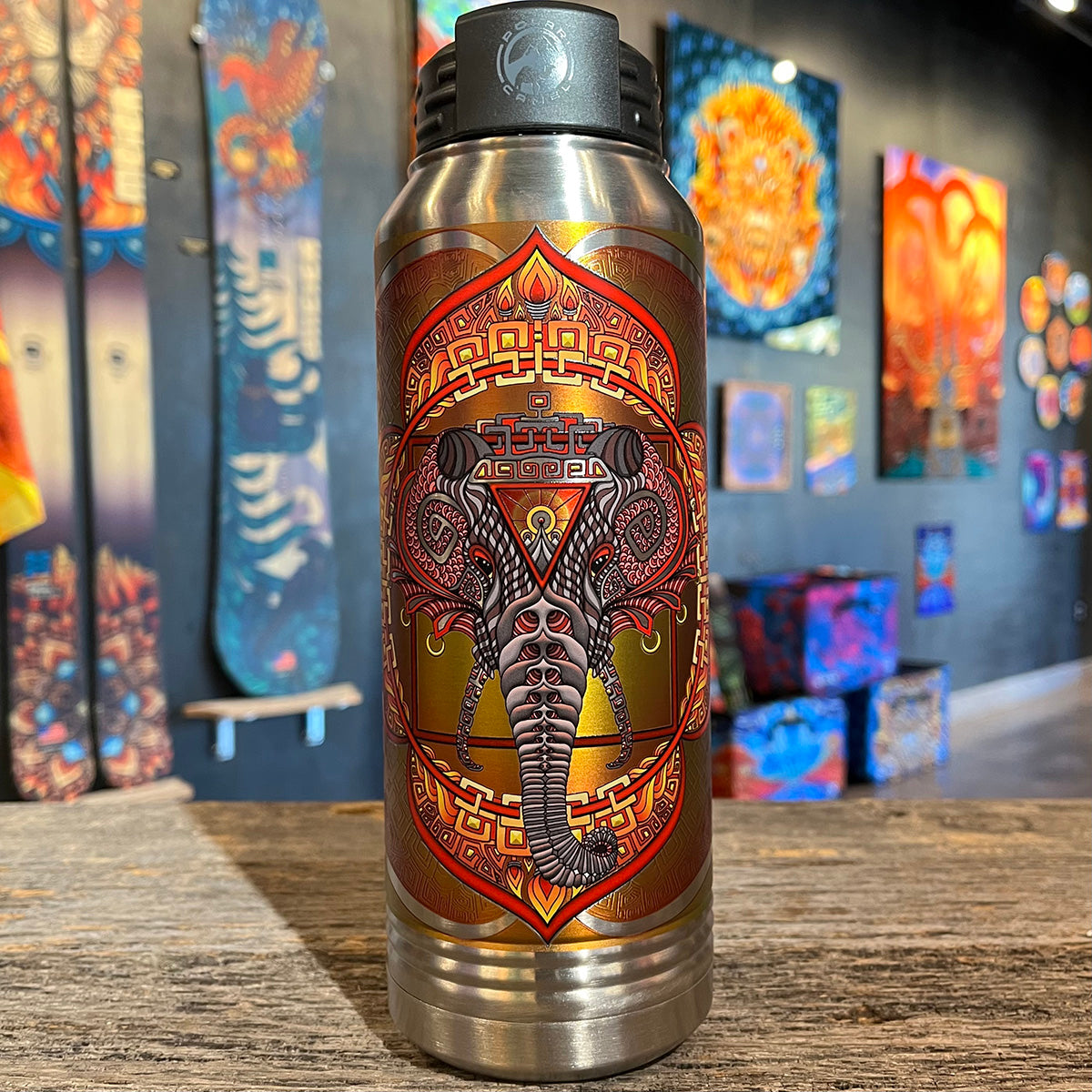 Alpha Elephant - 32oz Polar Camel Bottle – Phil Lewis Art