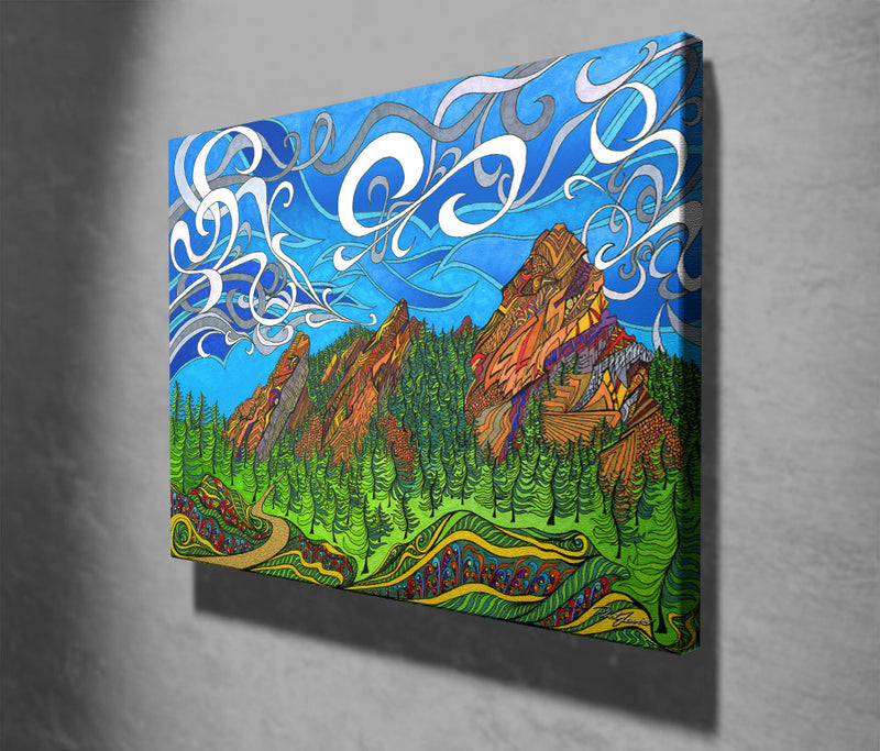 Rocky Mountain Goats - Canvas Print