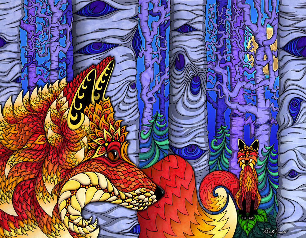 Foxy - Print – Phil Lewis Art