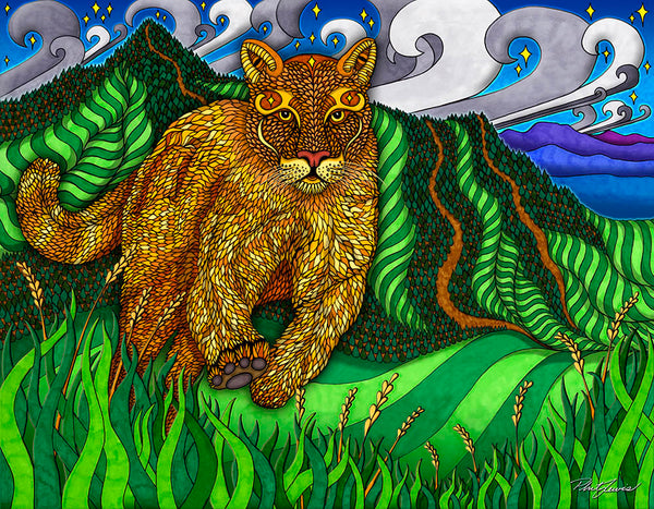 Mountain Lion - Canvas Print