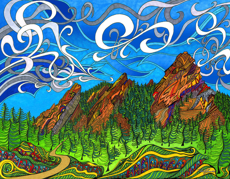 The Flatirons Tapestry