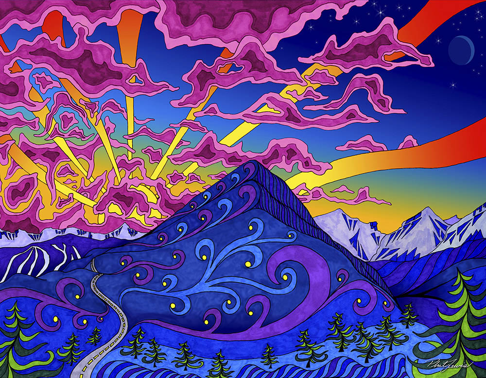 Sugarloaf Sunset - Canvas Print – Phil Lewis Art