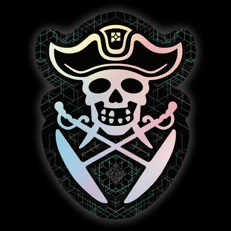 Foil Pirate Sticker | Visionary Art – Phil Lewis Art