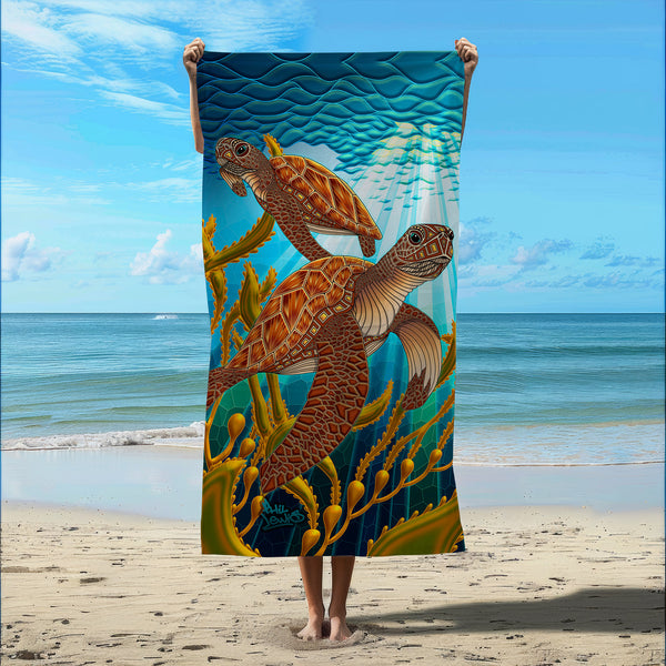 Sea Turtles - Beach Towel