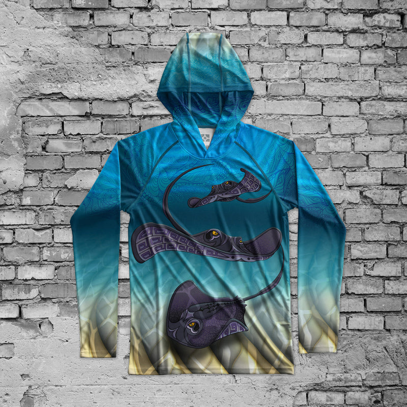 Sting Rays - UPF 50+ Sun Hoodie