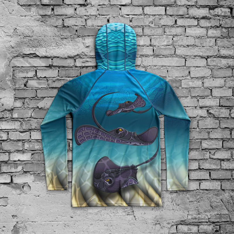 Sting Rays - UPF 50+ Sun Hoodie
