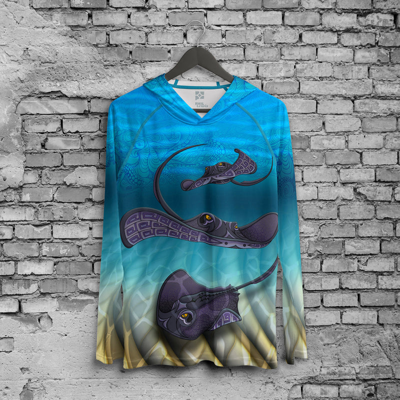 Sting Rays - UPF 50+ Sun Hoodie