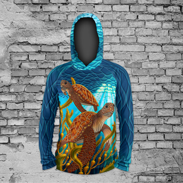 Sea Turtles - UPF 50+ Sun Hoodie