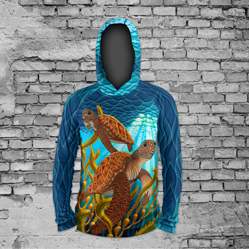 Sea Turtles - UPF 50+ Sun Hoodie