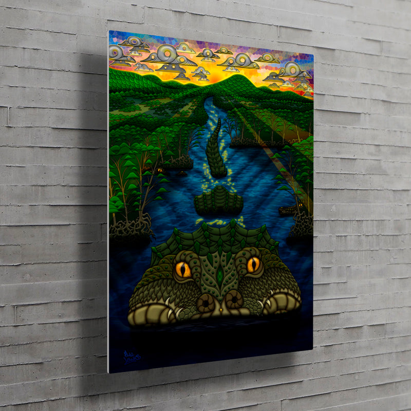 Crocodiles - Metal Print