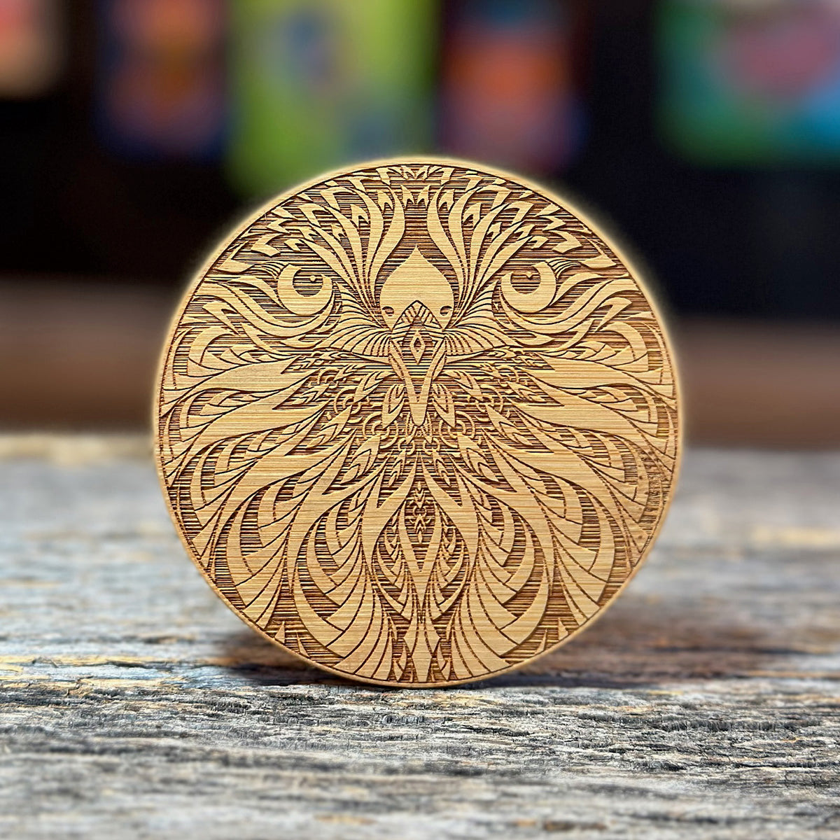 Laser Engraved Coaster Set V2 – Phil Lewis Art