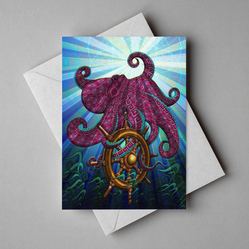 Octopus - Greeting Card