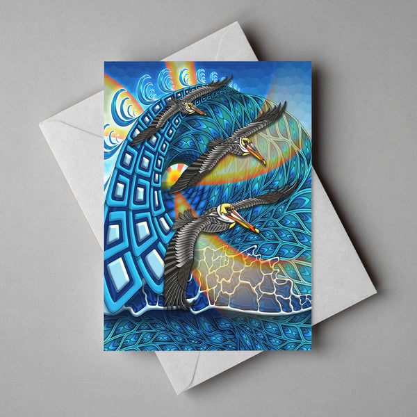 Pelicans - Greeting Card