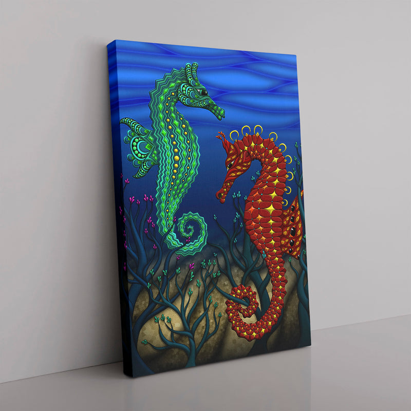 Sea Horses - Canvas Print