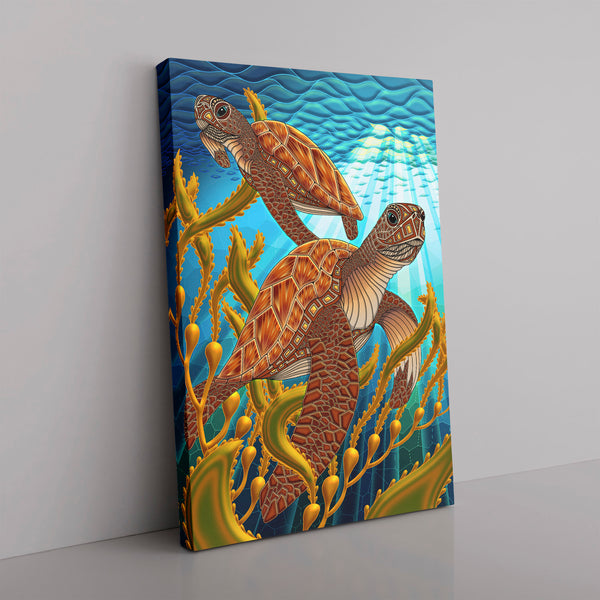 Sea Turtles - Canvas Print