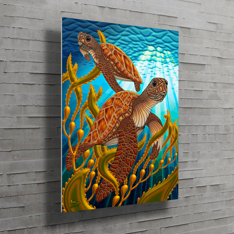 Sea Turtles - Metal Print