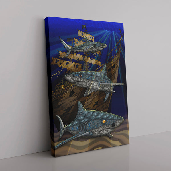 Sharks - Canvas Print