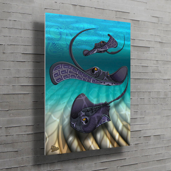 Sting Rays - Metal Print