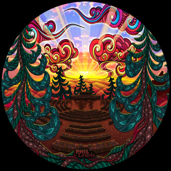 Sunrise Circle Sticker
