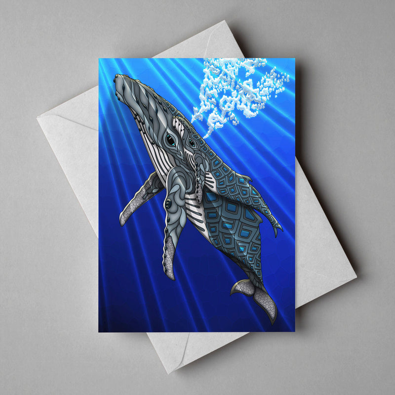 Whales - Greeting Card