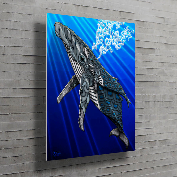 Whales - Metal Print