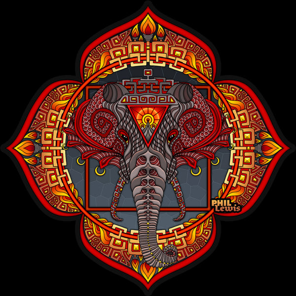 Root Chakra - Elephant - Sticker