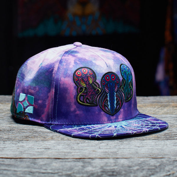 Psychedelic Jellyfish Nimbus Hat V2| Visionary Artwork