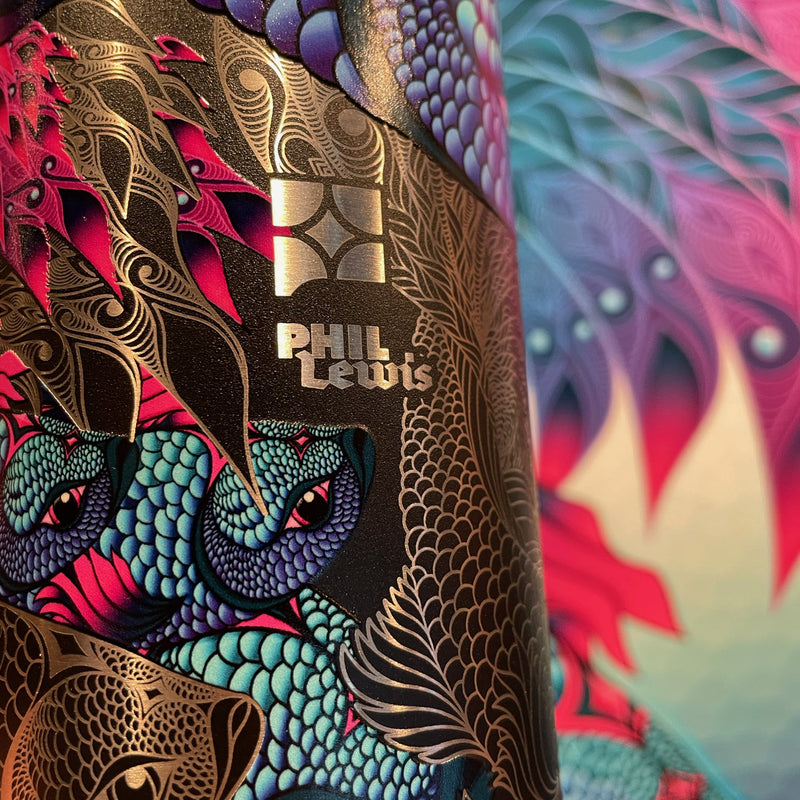 Let it Flow Collage - 32oz Stainless Steel Flask
