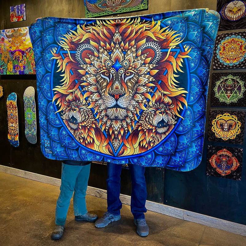 Lion - Sherpa Blanket