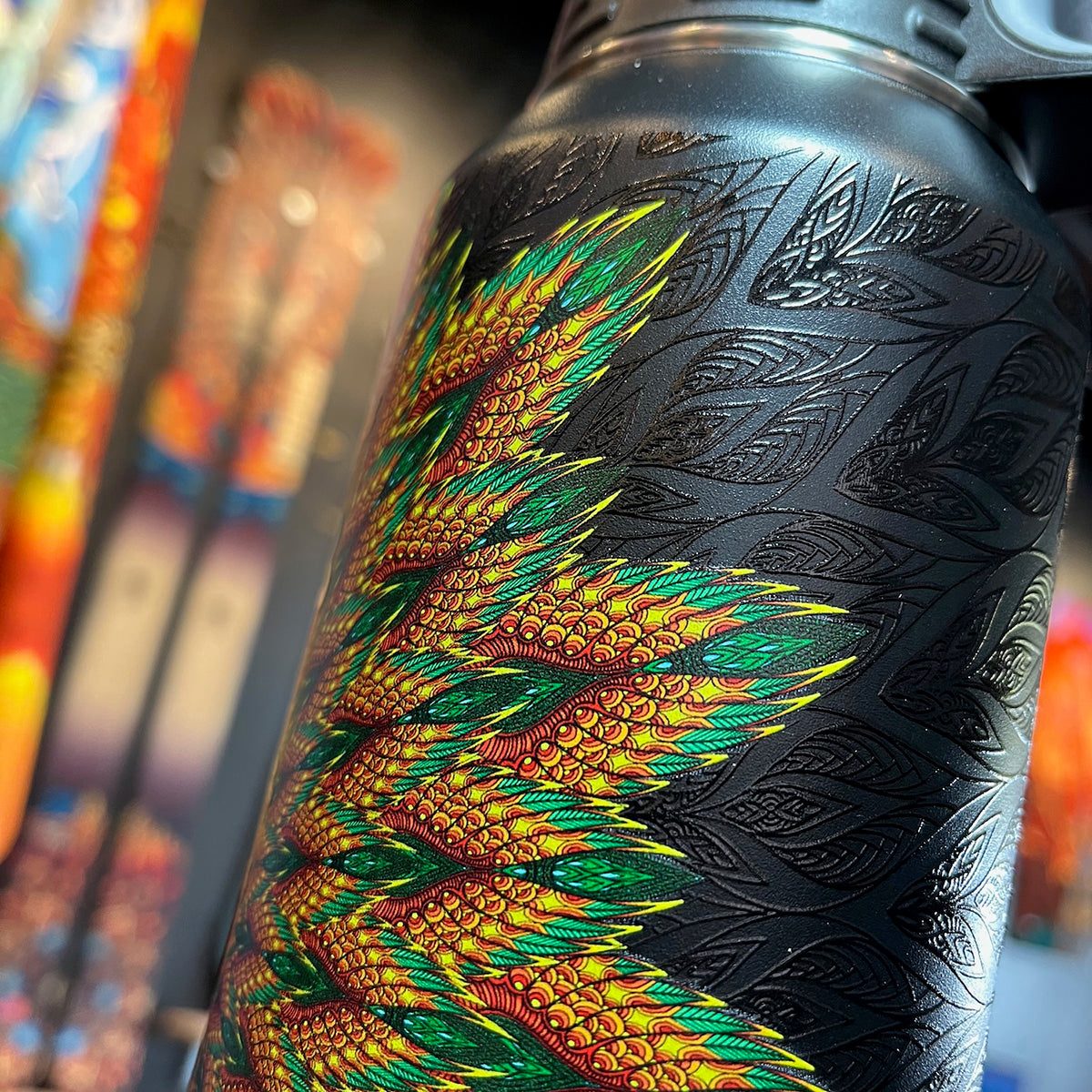 Arise - 32oz Stainless Steel Bottle – Phil Lewis Art