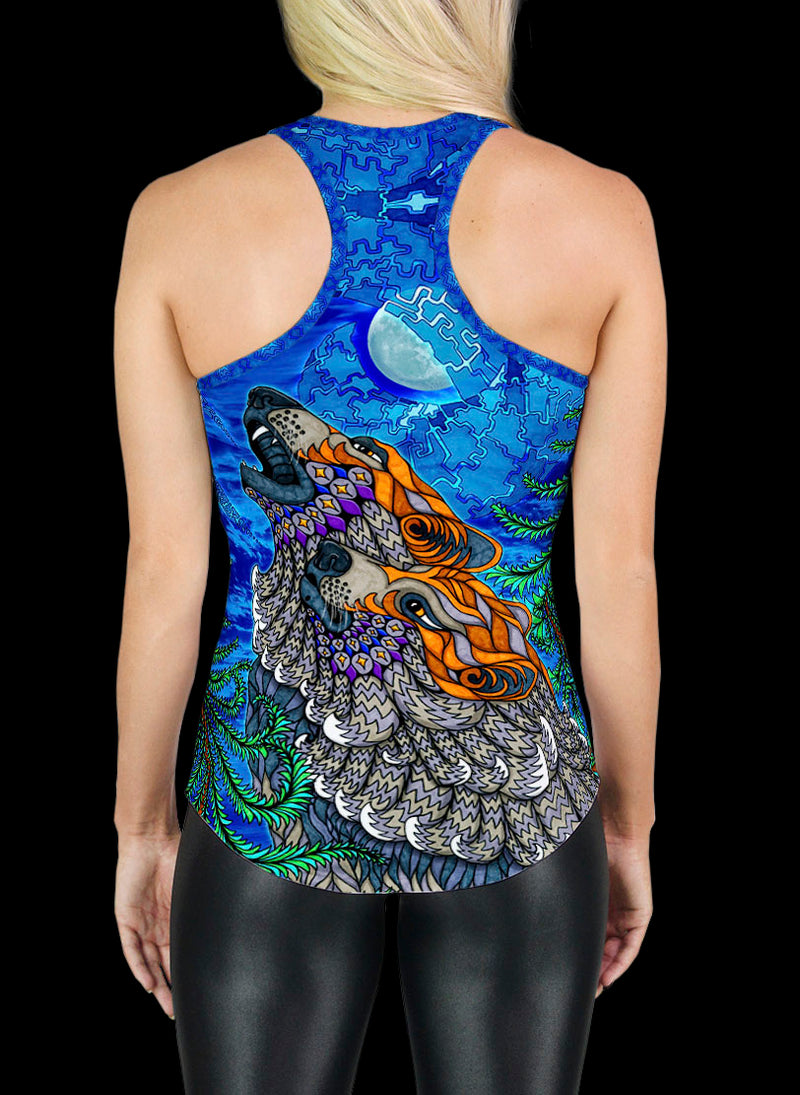 WOLF SONG RACERBACK TANK