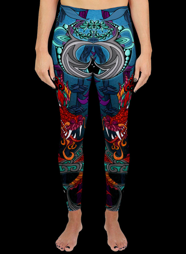 THE RED DRAGON Active Leggings