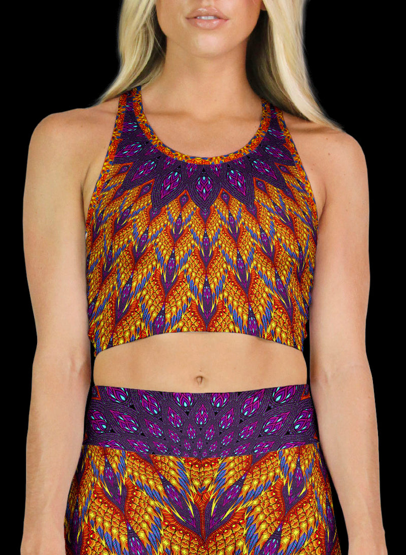 PHOENIX VORTEX Racerback Crop