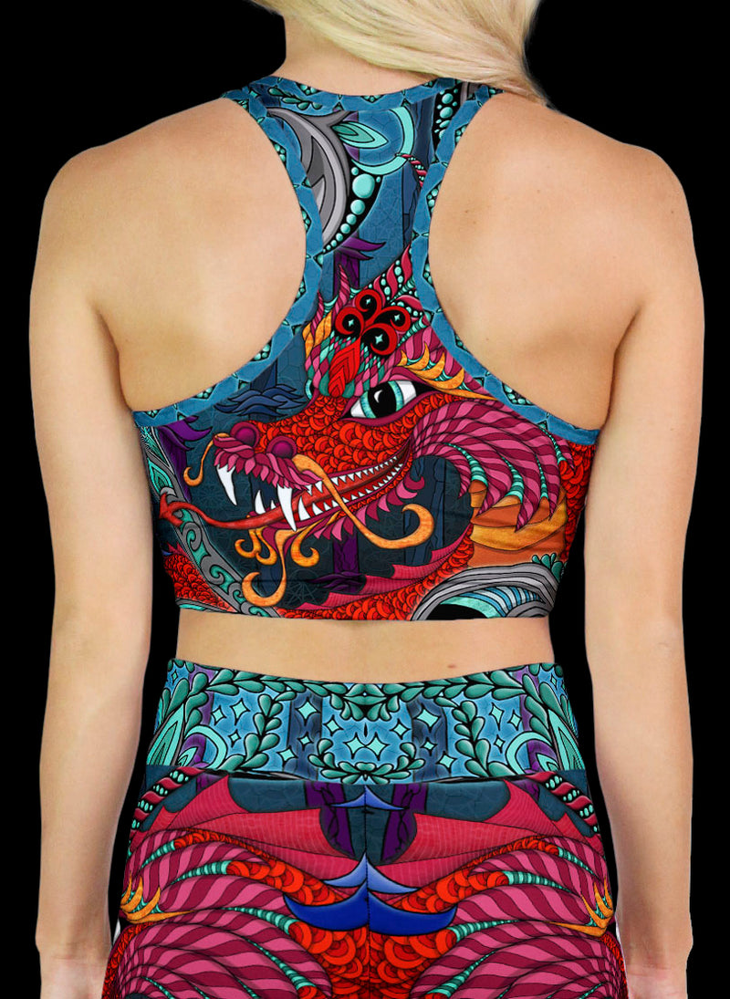 THE RED DRAGON Racerback Crop