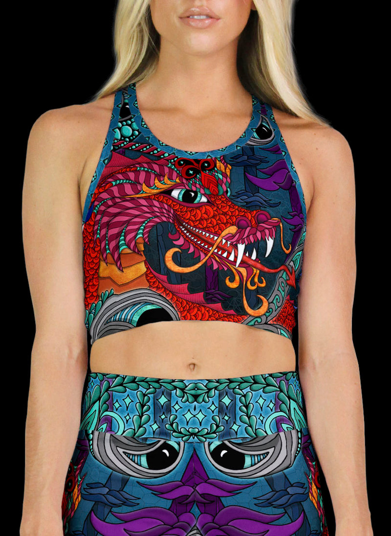 THE RED DRAGON Racerback Crop