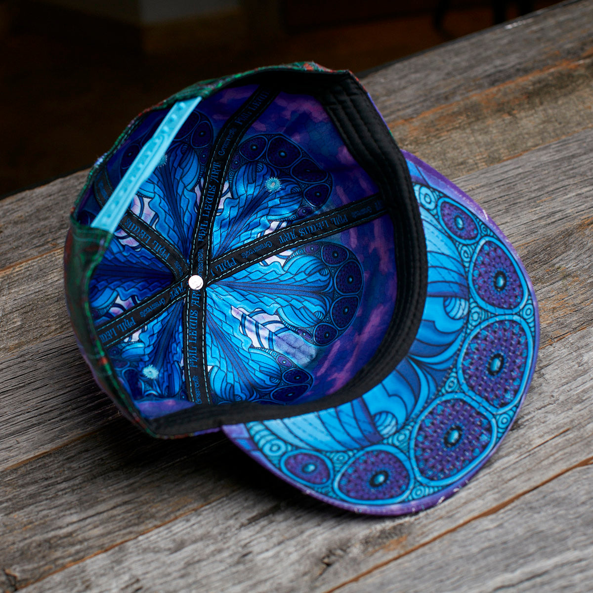 Psychedelic Jellyfish Nimbus Hat | Visionary Artwork – Phil