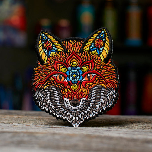 Electric Fox - Embroidered Patch