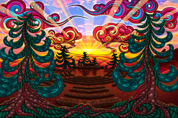 Sunrise Circle Tapestry