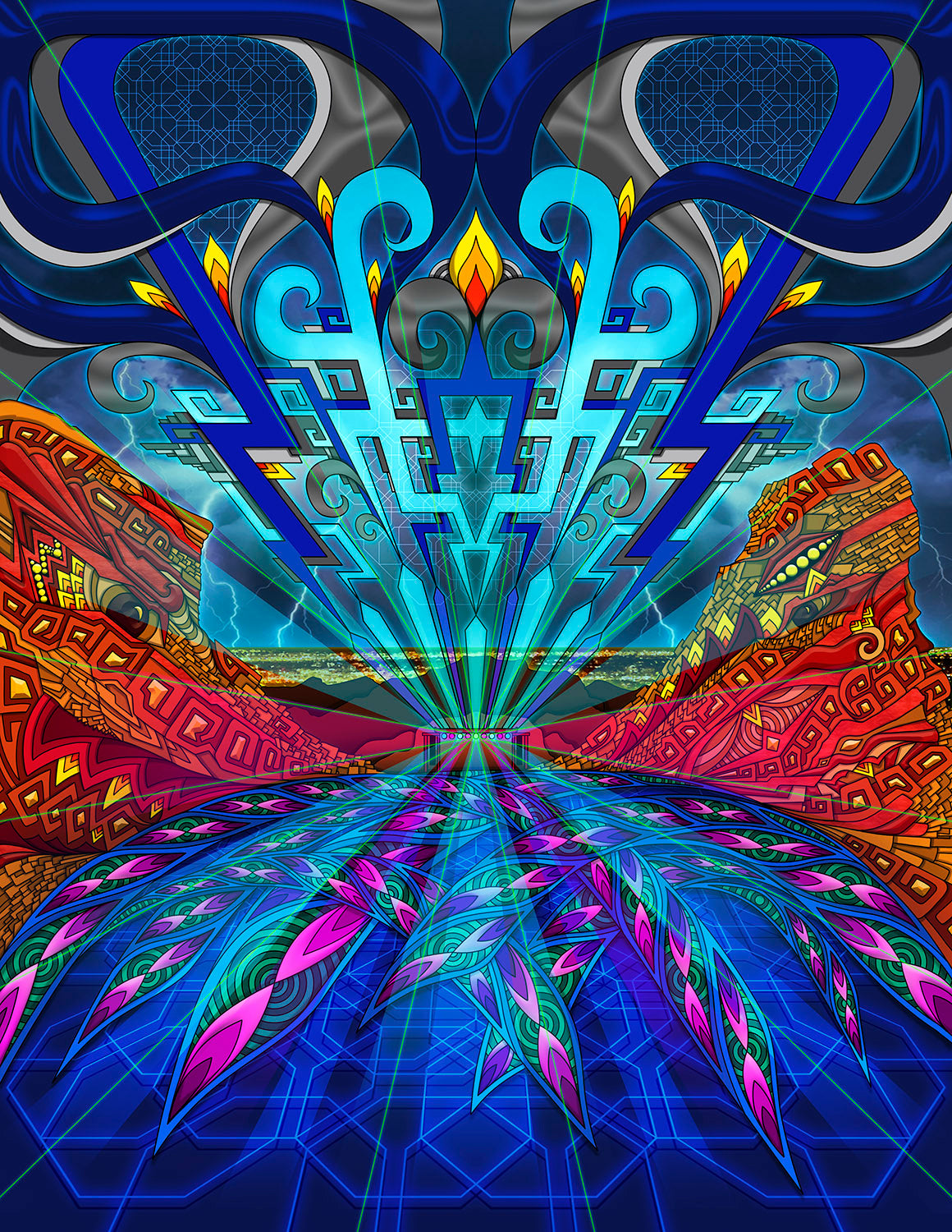 Red Rocks - Print – Phil Lewis Art