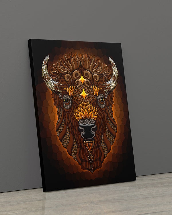 Bison - Canvas Print