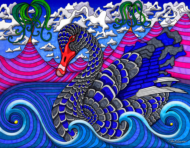 Black Swan - Canvas Print