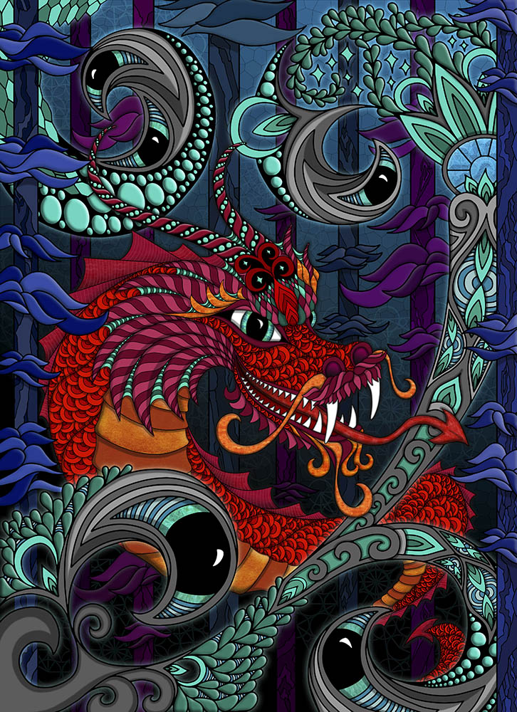 The Red Dragon - Print