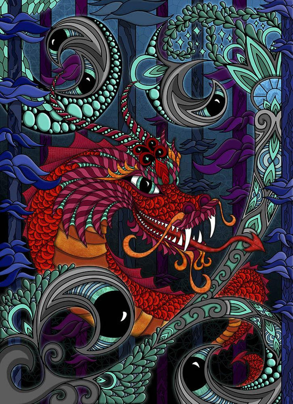 The Red Dragon - Print (Retail 11x14)