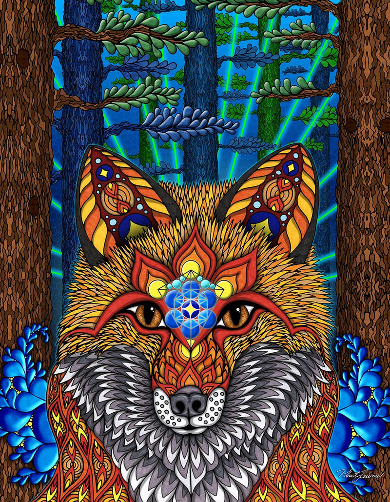 Electric Fox - Print (Retail 11x14)