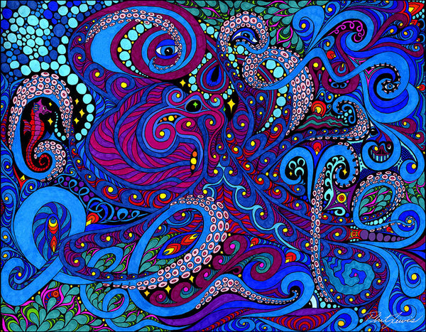 Octopus's Garden - Canvas Print