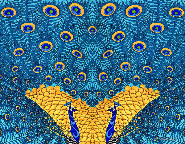 Peacocks - Print (Retail 11x14)