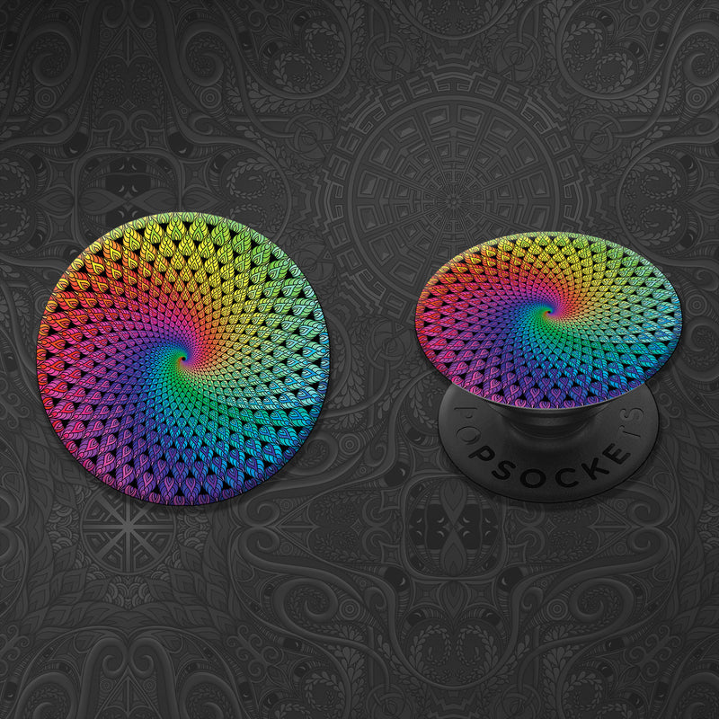 Trippy Full Color Pop Sockets | Visionary Art – Phil Lewis Art